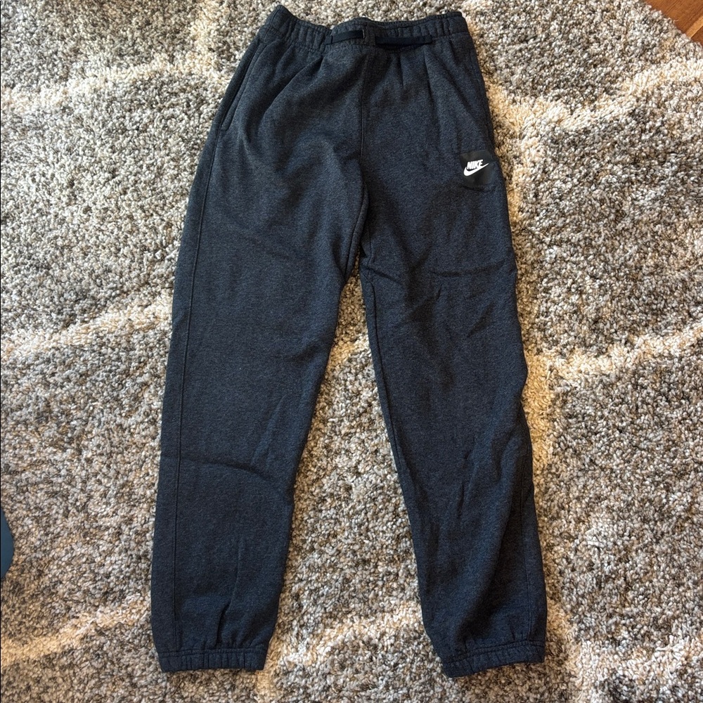 Nike Charcoal Joggers with Logo